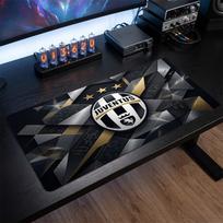 Juventus FC Printed Large Mouse Pad, Non Slip Soft Rubber Gaming Desk Mat for Office Laptop Computer Decor 30cmx60cm（11.8x23.6inch）