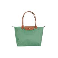 LONGCHAMP Le Pliage Poliamido Drobės Koldūno Formos Rankinė, Pirkinių Krepšys, Pečių Krepšys Vidutinio Dydžio Moteriškas Salotų Žalias Basic Outfit (Kit) žalia