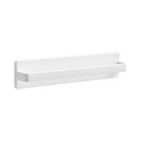 Saving Space No Trace Wall Mounted Towel Rack Waterproof Plastic Bath Towel Hanger White Multifunctional Shoes Rack Bathroom balta