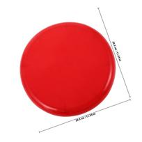 Plastikinis apvalus taburetės sėdynės keičiamasis užvalkalas baro kėdėms, kėdei, sėdimajai vietai, namų biurui, valgyklai, valgyklai, atsparus dėvėjimuisi, tvirtas, geležinis raudona