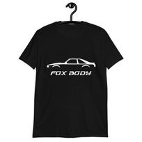 Mustang Fox Body 3rd Gen Stang Owner Gift Street Racing Project Car T-Shirt XL