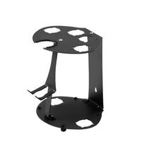 Wall Mounted/Desktop Curling Iron Stand Non-slip Hair Dryer Stand Hair Tool Organizer  Bathroom juoda