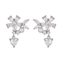 Alloy Zircons Pearls Waterdrops Ear Hook Adornment Headphone Diamonding Buckles For FreeClip 1 2 Decoration sidabras