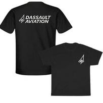Naujas Dassault Aviation Lėktuvų logotipas Unisex Marškinėliai Juokingi Dydis S iki 5XL XS black