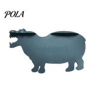 Book Clip 3D Hippopotamus Bookmark, Hippo Shape Page Marker, Decorative Bookmark Animal Mark, Accessories for Readers Office Document Marker