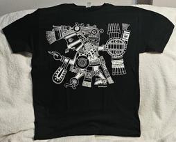 ACTEKŲ NAKTIES IR STEBUKLADARYSTĖS DIEVAS TEZKATLIPOKA MAJŲ DEITY Meksika Marškinėliai Viršutiniai Drabužiai Unisex 2XL