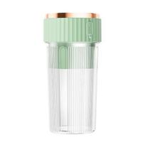 Belaidis mini sulčiaspaudė su aštriais ašmenimis, be BPA, didelio greičio, kompaktiško dizaino, įkraunamas per USB, nešiojamas maišytuvas, vaisių maišytuvas mėtų žalios spalvos