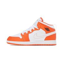 Air Jordan 1 SE PS Electro Orange Kids Sneakers Black White DM4229-800 31.5