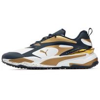 Puma X Ptc Gs-Fast Low Top Golf Shoes Men Sneakers Gold White 376501-01 42 black