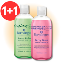 BARNANGEN Dušo želė rinkinys (Berry Boost, Sauna Relax)
