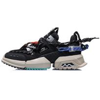 Li Ning GTX Tekstilė, Skaldyta Karvės Oda, TPU Amortizacija Neslystanti Atspari Dilimui Kvėpuojanti Atrama AGLQ135-1 43.5 black