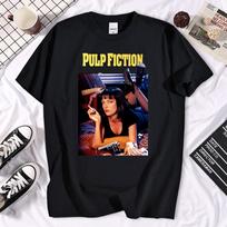 Filmas Pulp Fiction, Plakato Grafiniai Marškinėliai Vyrams Moterims Vasaros Laisvalaikio Trumpomis Rankovėmis Viršutiniai Marškinėliai Viršutiniai Drabužiai Harajuku Y2k Drabužiai Streetwe... 3XL įvairiaspalvis