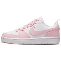 Nike Court Borough Low 2 SE GS Balti Rožiniai Putų Vaikų Sportbačiai DQ0492-100 39