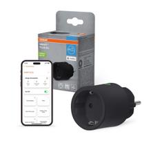 Osram - Išmanusis kištukinis lizdas SMART+ MATTER SCHUKO 2300W/230V/10A Wi-Fi juodas