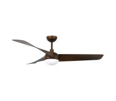 Lucci Air 21617249 - LED reguliuojamas ventiliatorius OSPREY 1xGX53/12W/230V, skersmuo 132 cm, bronzinis, su nuotolinio valdymo pultu