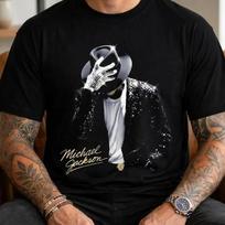 Michael Jackson King of Pop Halftone T-Shirt, King Of Pop Shirt, Michael Fan Gif M