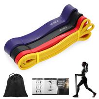 4pcs Pull Up Assist Bands Set Resistance Loop Bands Powerlifting Workout Exercise Stretch Bands