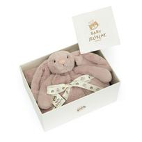 JELLYCAT Bunny Rabbit - Exquisite Shy Rosa Bunny Rabbit Baby Blanket Doll Accessories To The Adorable Shy Rosa Bunny rožinė