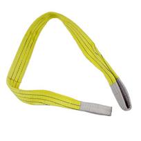 3 Ton Flat Webbing Lifting Sling Eye to Eye Flat Lifting Belt CE Certified High-Strength Soft Yellow Polyester Webbing 2m 18 Ton&Polyester&3 Ton geltona