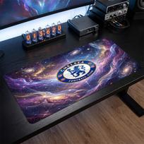 Chelsea FC Printed Large Mouse Pad, Non Slip Soft Rubber Gaming Desk Mat for Office Laptop Computer Decor 30cmx60cm（11.8x23.6inch）