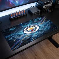 Manchester City Printed Large Mouse Pad, Non Slip Soft Rubber Gaming Desk Mat for Office Laptop Computer Decor 30cmx60cm（11.8x23.6inch）