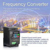 3 Phase 380V Vector Inverter     Frequency Converter for Stepless Motor Speed Control