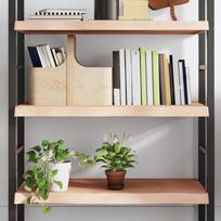 Półka, 80X50X(2-6) Cm, Surowe Lite Drewno Dębowe
