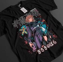 Jujutsu Kaisen Marškinėliai Nobara Kugisaki Marškinėliai Sukuna Mahito JJK Anime Unisex Marškinėliai M