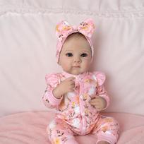 BZDOLL 45 CM Lifelike Full Vinyl Body Reborn Baby Doll 18 Inch Real-Look Design with 3D-Skin Fashion Birthday Gift for Girls 45cm 18inch