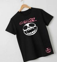 Gorillaz Band T-Shirt Bonesy Skull Logo Unisex Tee Damon Albarn  2026 TOUR L