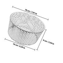 Stainless Steel Dome Floor Drain Cover 180Mm Outdoor Roof Drain Filter Garden Anti-Blocking Guard Gutter Guards