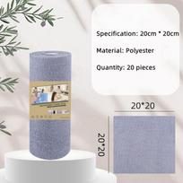 Microfiber Cleaning Cloth Roll 20pcs Disposable Reusable Tear-off Towels Soft and Durable for Kitchen Cleaning
