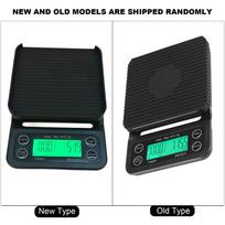 Digital Kitchen Scale 3KG/0.1g Electronic LCD Digital Kitchen Food Scale Drip Coffee Weighing with Timer žalia