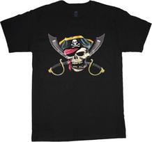 Pirate Skull T-shirt Jolly Roger Flag Clothing Apparel Accessories Men XXXL