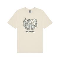 New Balance T Shirt Men's Ivory White MT51974-LIN M