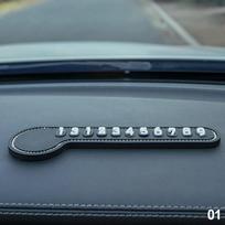 Telefono numeris automobilyje Laikinas sustojimo ženklas Daugiafunkcinis animacinis zuikutis Laikoma parkavimo kortelė Priminimas Licencijos plokštelės dekoracija 01