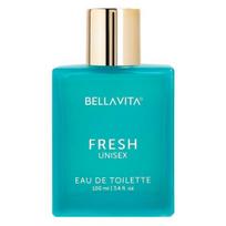 Bella Vita Luxury FRESH Unisex Eau De Toilette Perfume with Bergamot |Premium, Long Lasting Fresh Fragrance for Men & Women, 100ML