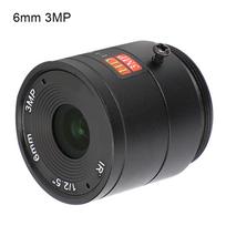6mm 3MP HD F1.4 1/2.5 CS tvirtinimo CCTV objektyvas kamerai