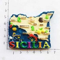 Italijos šaldytuvo magnetukai Italija Roma Sicilija Sjena Florencija Koliziejus Turizmas Šaldytuvo magnetukai Atminimo dovana Namų virtuvės dekoracija