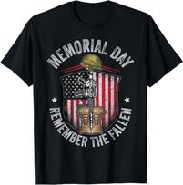 Memorial Day Remember The Fallen Veterans Day Veteran Gift Unisex T-Shirt S
