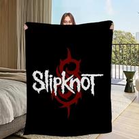 Band S-Slipknot-ES Blanket Flannel warm comfort soft plush blanket For Picnic Beds Sofas Homes And Bedrooms 30x40in