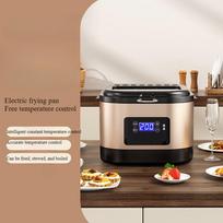 Electric Deep Fryer Intelligent Temperature Adjustable Frying Machine Visualization Multicooker Separated Pot Body Design