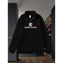 Men's Casual Half Zipper Hooded Sweatshirt, a Trendy Spring and Autumn Pullover Designed Specifically for Keeping Warm in Cold Weather S