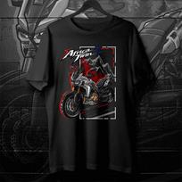 Honda Mens Womens Tshirt Honda Africa Twin CRF1000L Summer Motorcycle Tee Racing Shortsleeved Spring Cycling Offroad Top 4XL