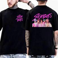 KPop Demon Hunters SAJA BOYS Pure Cotton Tshirt Rumi Huntrix SAJAT Tshirt 2026 Summer Mens Womens Oversized Tshirt Y2K S