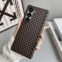 Suitable for Samsung Zfold7 6 5 Folding Mobile Phone Case Style Simple Business Carbon Fiber Pattern Magnetic Shaft Case Samsung ZFold7