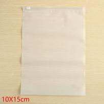 5PCS New Cloth Organizer Waterproof Zip Lock Storage Pouch Translucent Plastic Bag 10X15cm