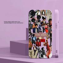 Dancer M-Michael J-Jackson Cover Phone Case For Apple 16 Iphone 16 15 14 13 12 11 PRO MAX Soft TPU Color Case Funda Coque Shell IPHONE15PRO