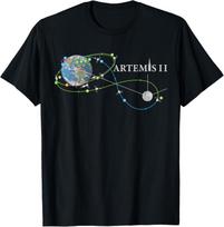 Artemis 2 Route Map SLS Rocket Launch Mission To The Moon Unisex T-Shirt XL