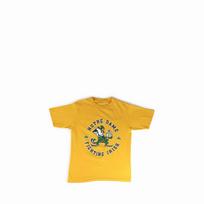Vintage 1990's Notre Dame Tee Shirt Yellow Graphic Irish 90s 1990s Vtg Football 2XL